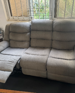 Sofa 3 places recliner 
