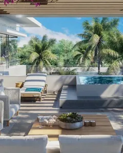 Penthouse semi-meublé d'exception — 2 chambres — Trou aux Biches