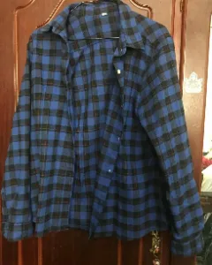 Blue flannel