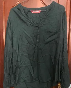 Green blouse