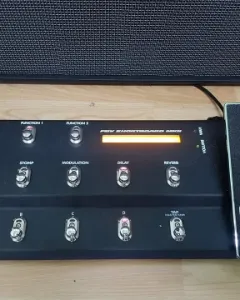 Line spider v +pedal board