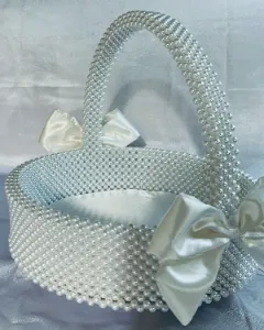 Imperia Pearl – Luxury Handmade Pearl Ceremony Basket