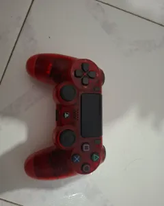 DualShock Ps4 controller red transparent