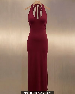 Long robe Moulant Rouge