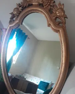 Miroir en bois