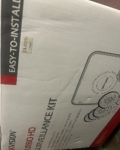 Hikvision set camera 8 new in box
